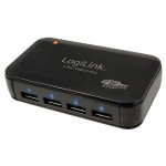 LogiLink 4-Port Hub USB 3.0 mit Netzteil