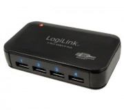 LogiLink 4-Port Hub USB 3.0 mit Netzteil